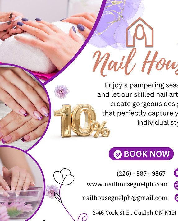 NAIL HOUSE NAIL SALON 46 Cork St E, Guelph, ON, Canada